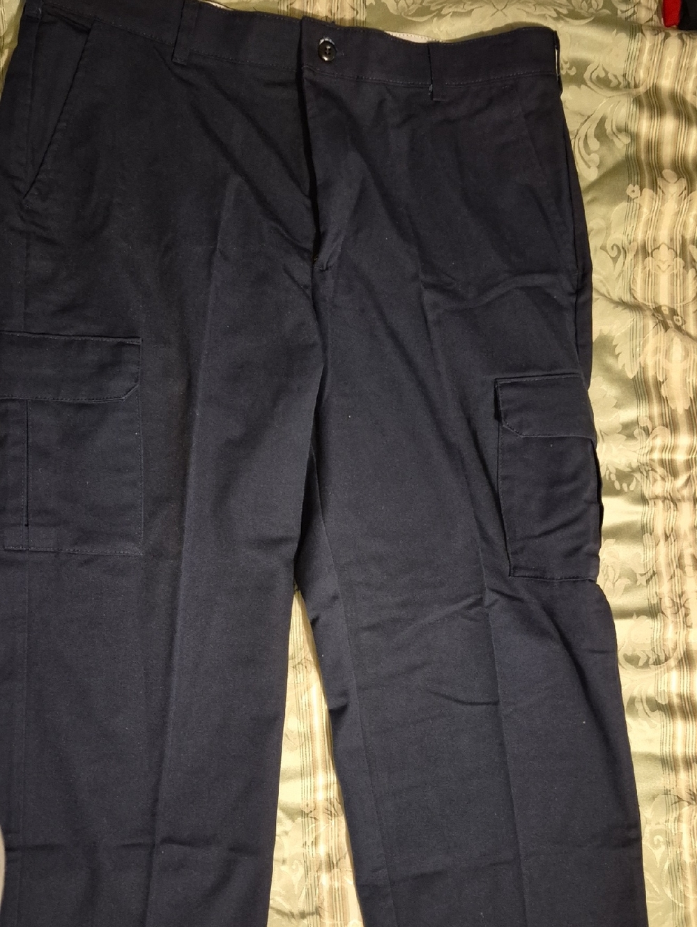 Red Kap Men's Navy Cargo Pants – Utility Straight Leg